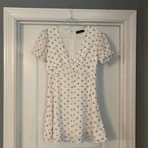 Lizard Thicket Vintage Floral V-neck Cotton Dress - NWT